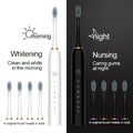 Dual Action Electric Toothbrush for Adults – Sonic + Rotation, 6 Modes, Rechargeable, IPX7 Waterproof